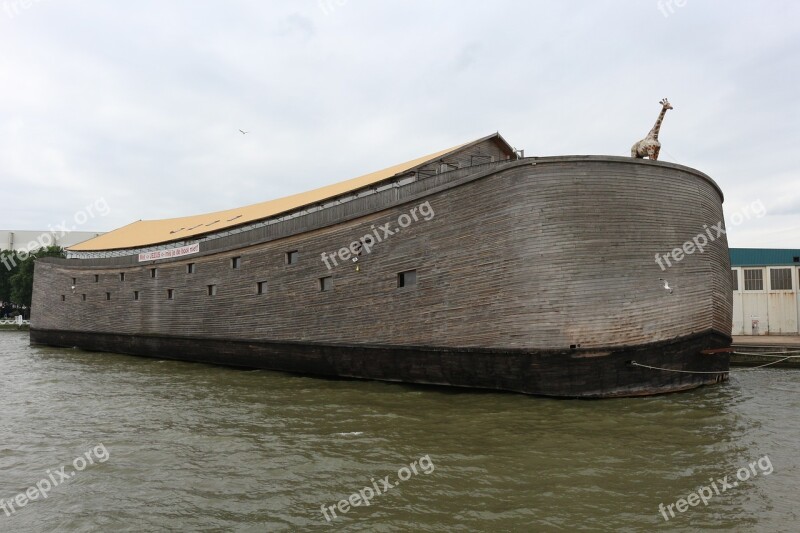 Ark Rotterdam Ship Giraffe Archenoah