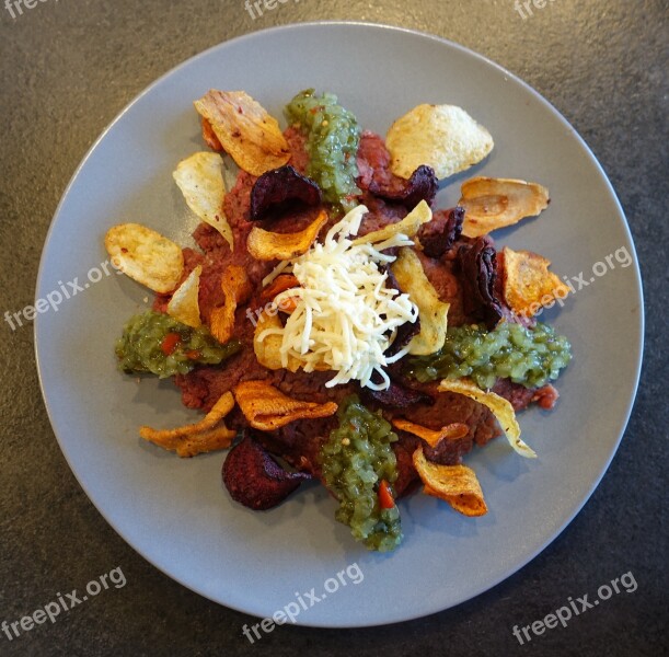 Tatar Root Vegetables Rodfrugte Chips Horseradish Grated Horseradish