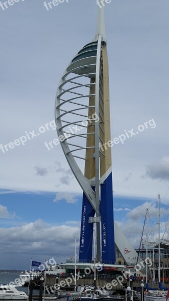 Spinnaker Tower Portsmouth Attraction Harbour Sea