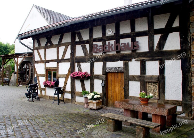 Fachwerkhaus Backhaus Museum Birgel Eifel