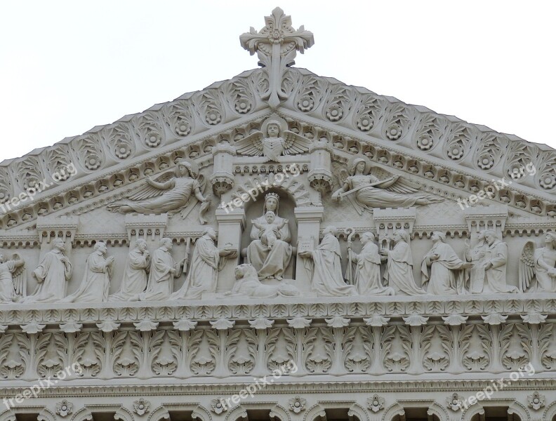 Basilica Church Architecture Place Of Pilgrimage Lyon