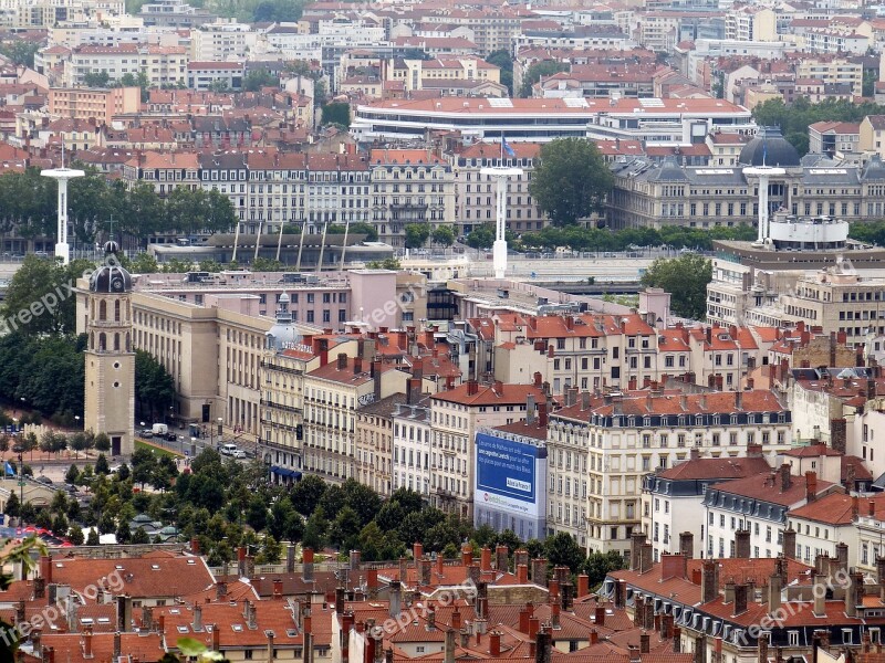 Lyon France Historic Center Building Rhône