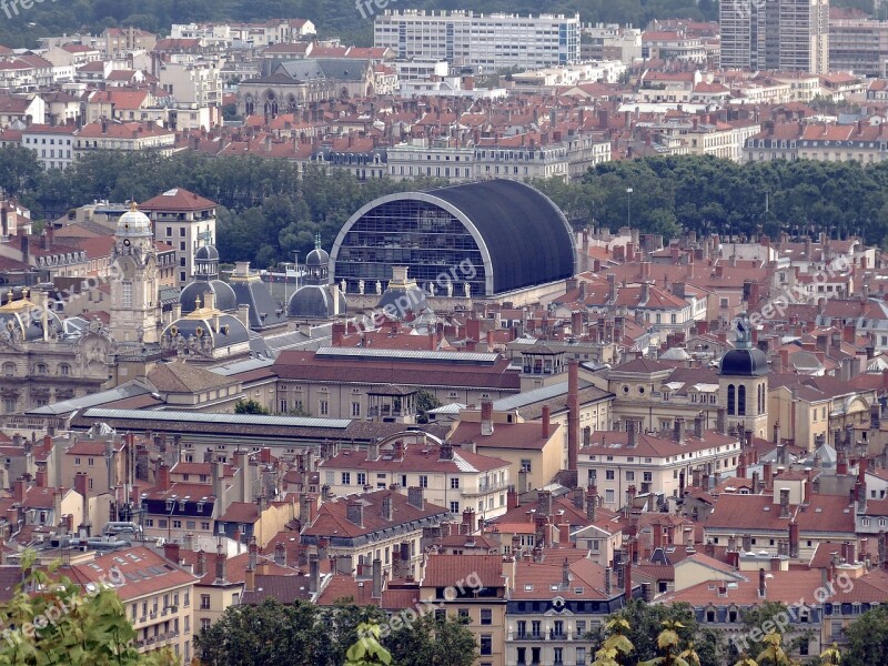 Lyon France Historic Center Building Rhône