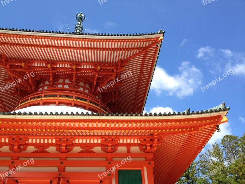 Koyasan Temple Buddhism Japan Building