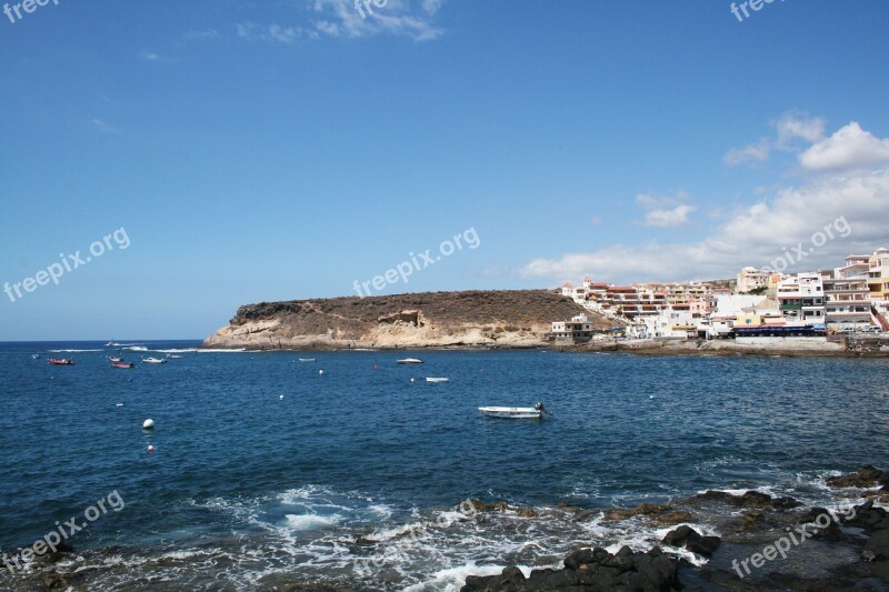 Tenerife La Caleta Coast Village Fishing Village