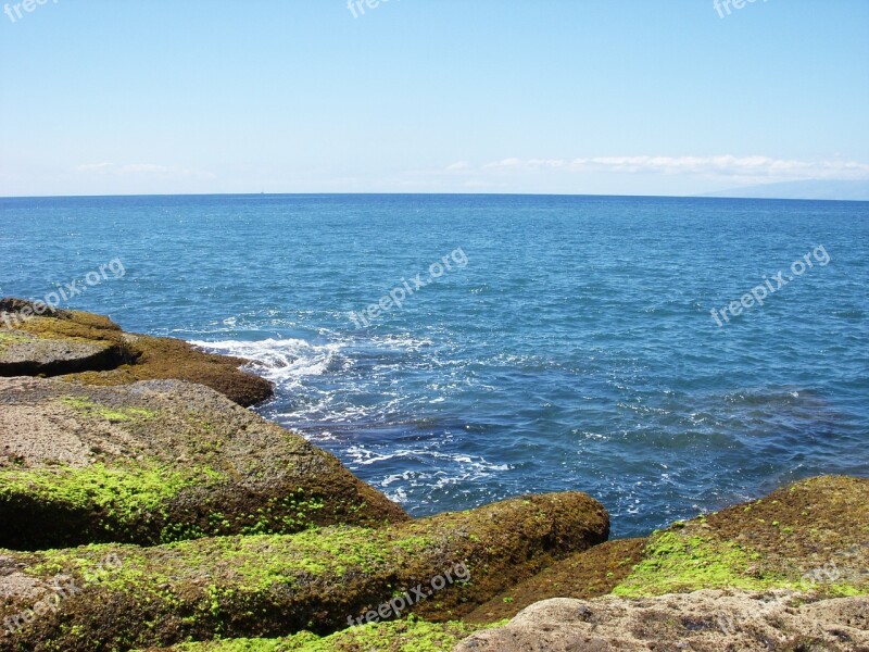 Tenerife La Caleta Beach Sea Coast