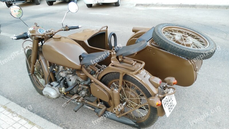 Motorcycle Old Vintage Moto Street