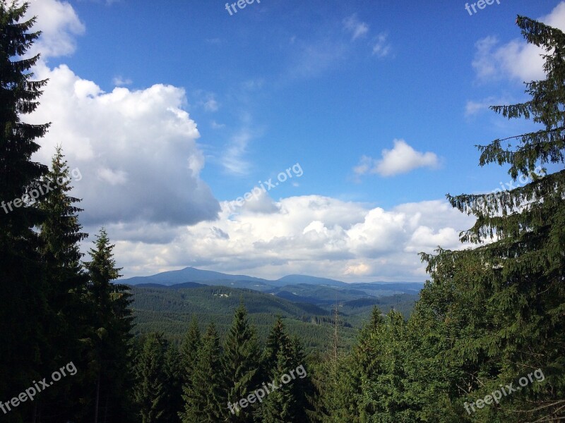 Beskydy Panorama Lysa Hora Clouds Heaven