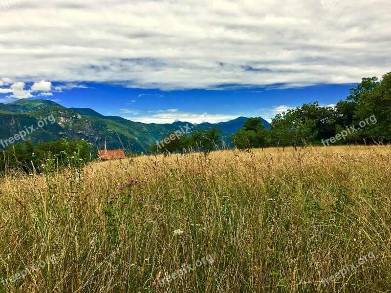 Lecco Meadows Mountain Free Photos