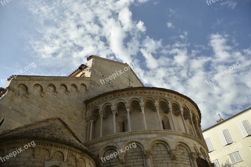 Summer Sky Summer Blue Sky Clouds House