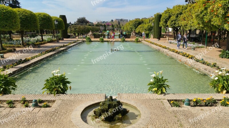 Alcazar De Los Reyes Cristianos Castle Of The Christian Monarchs Alcázar Of Córdoba Alcazar Cordoba Gardens