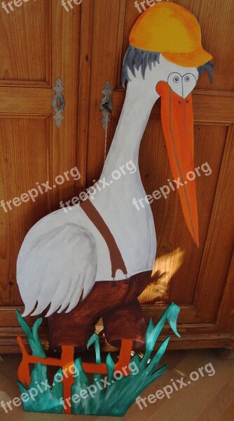 Children Tree Birth Stork Homemade Free Photos