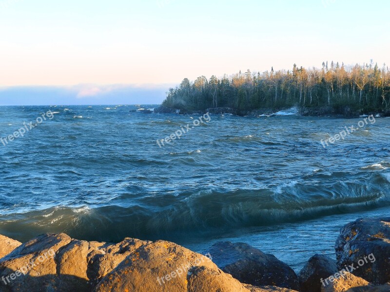 Artist Point Lake Superior Grandmarais Great Lakes Minnesota