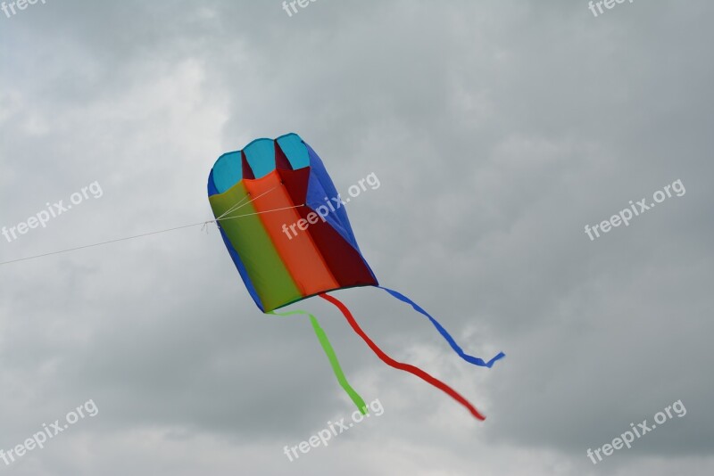 Kite Air Snakes Sky Rainbow