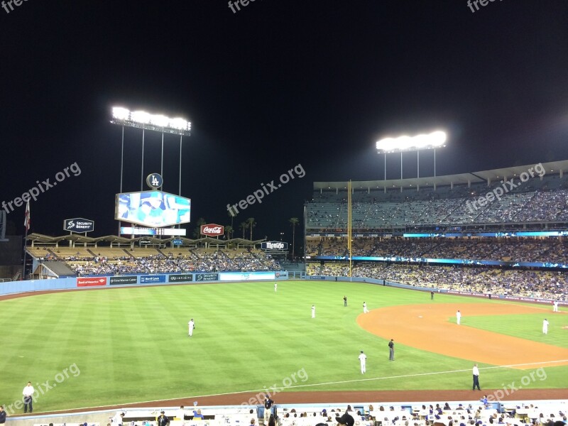 Dodger Stadium Baseball Sports Vin Scully Stadium