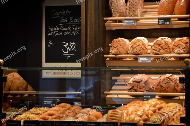 Bakery Indoors Bread Shelves Farmer's Bread Baked Goods