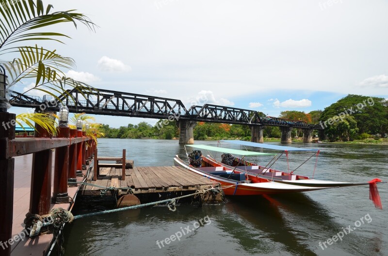 Bridge River Kwai Train Thailand