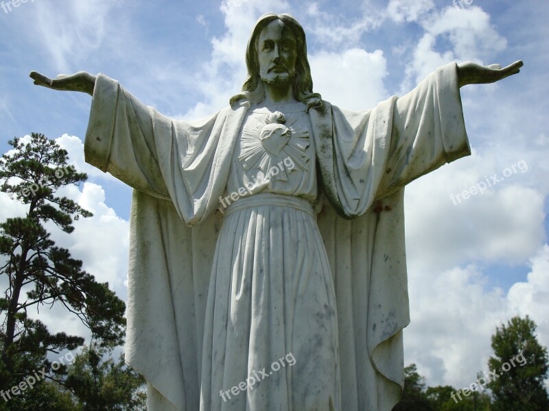 Jesus Christ Headstone Cemetery Religion