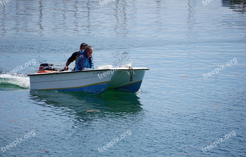 Boat Navigation Transport Motor Boat Marina