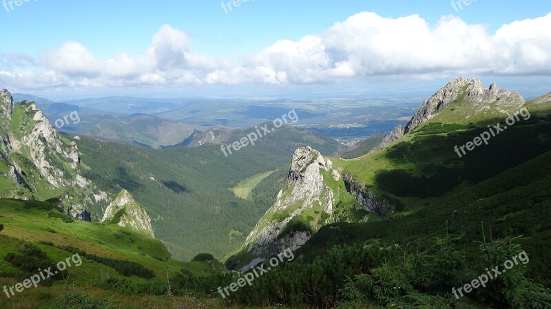 Mountains Tatry Poland Landscape Nature