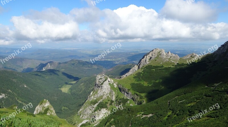 Mountains Tatry Poland Landscape The National Park