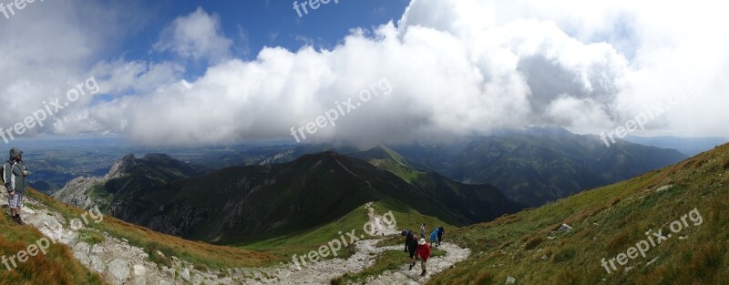 Tatry Mountains Landscape Poland The High Tatras