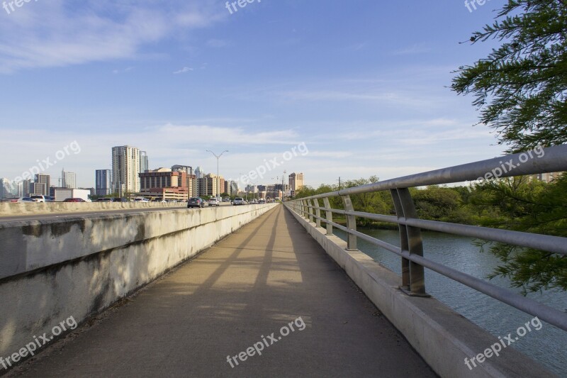 Austin Bridge Lady Bird Lake Free Photos