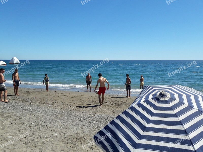 Football Beach Football Match Ball Sports