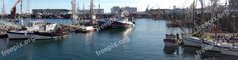 Port Fishing Fishing Boats Traditional Fishing Fisherman Boat