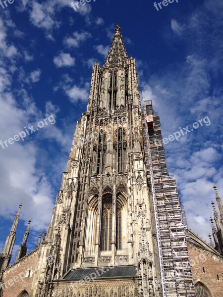 Church Ulm Cathedral Building Tower Ulm