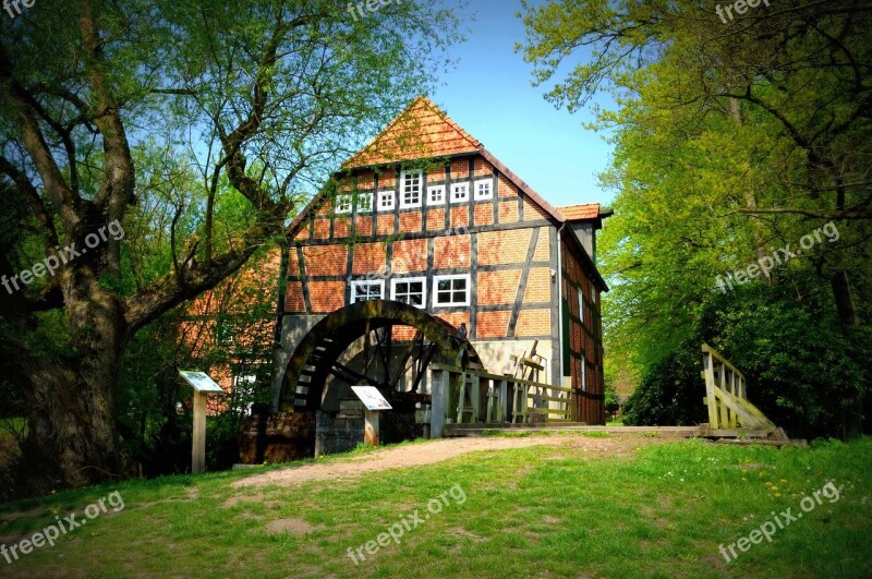 Mill Water Mill Waterwheel Mill Wheel Water Power