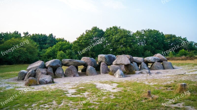 Havelte Dolmen Drenthe Outdoor Nature