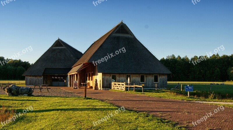 Sheepfold Landscape Blue Sky Sheep Free Photos