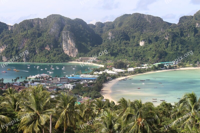 Island Thailand Nature Rock Asia