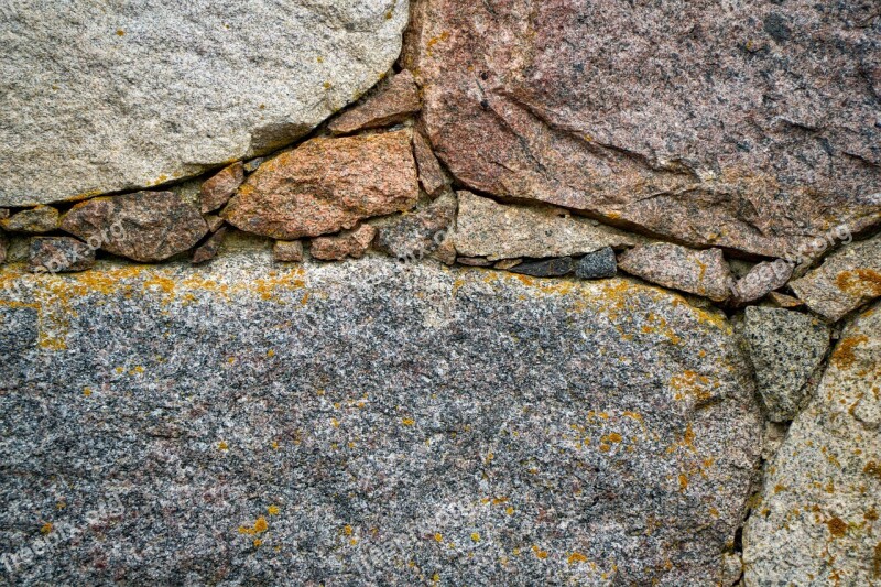 Field Stones Natural Stones Stone Wall Background Boulders