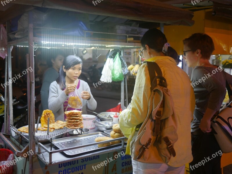 Laos Luang Prabang Dew Point Street Food People