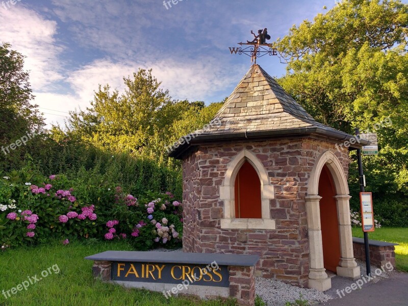 Fairy Cross Devon Bus Stop Hamlet Village