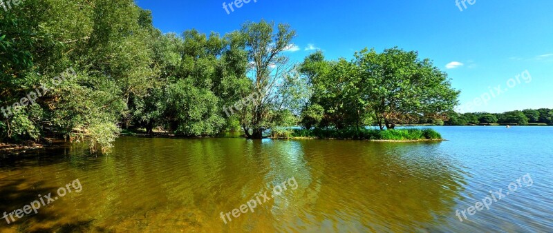 Lake Trees Landscape Water France