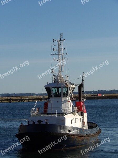 Boat Ship Tug Port Brest