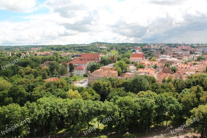 Vilnius Urban Landscape Lithuania Eastern Europe Free Photos