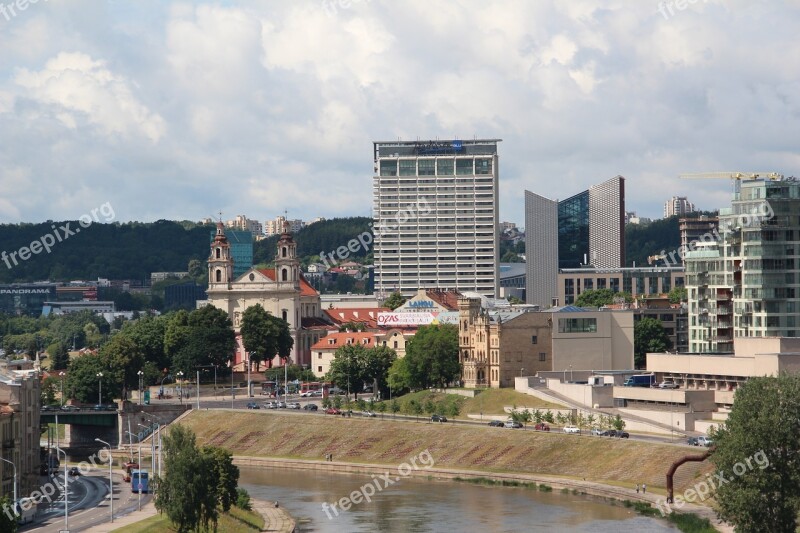 Urban Landscape Lithuania Vilnius Eastern Europe Free Photos