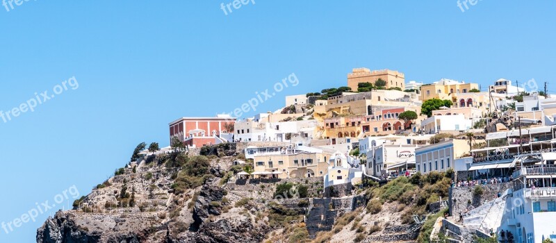 Santorini Oia Greece Travel Architecture