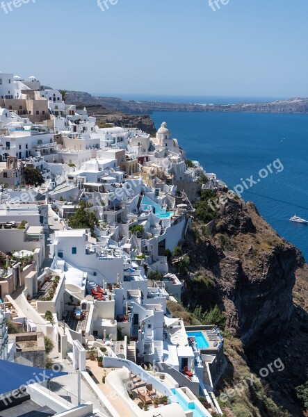 Santorini Oia Greece Travel Architecture