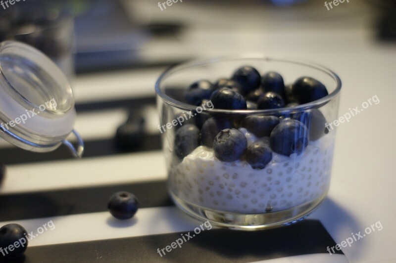 Blackberry Blueberry Healthy Food Tapioca