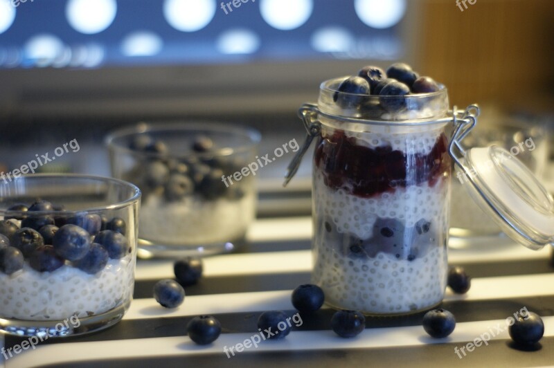 Tapioca Blueberry Blackberry Berry Fruit