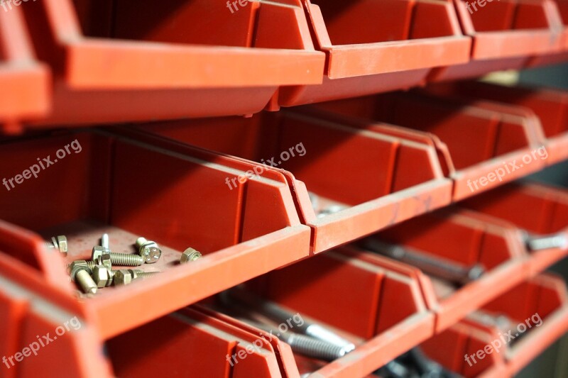 Bolts Shelf Storage Screws Nuts