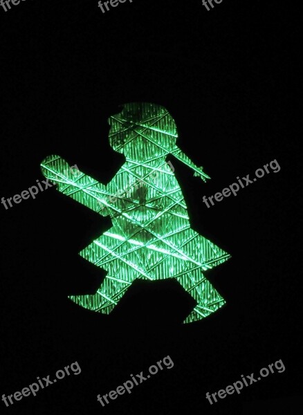 Traffic Lights Little Green Man Ddr Green Go