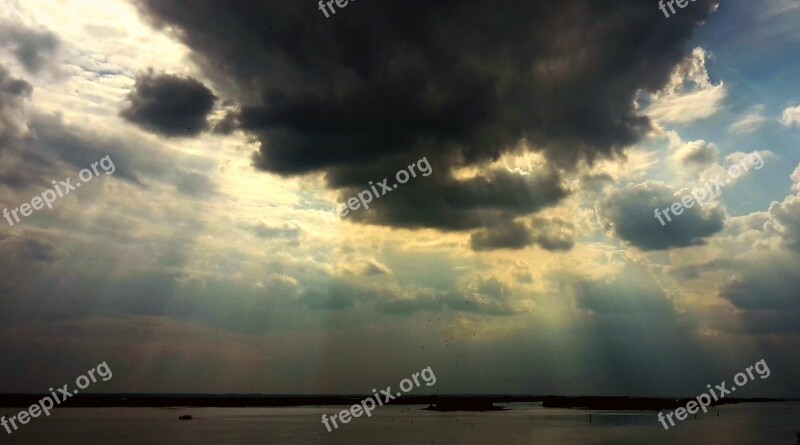 Sunbeam Weather Weather Mood Sky Clouds