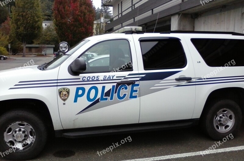 Police Coos Bay Oregon Vehicle Free Photos