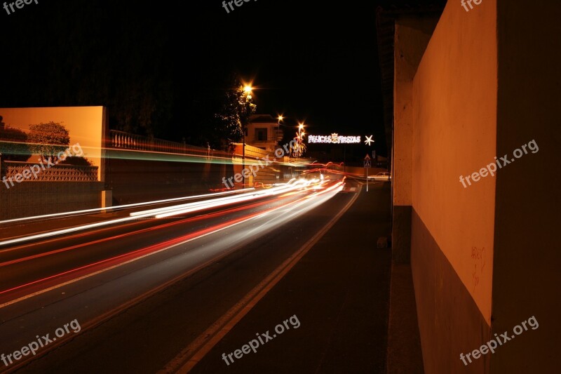 Adeje Tenerife Night Long Exposure Free Photos